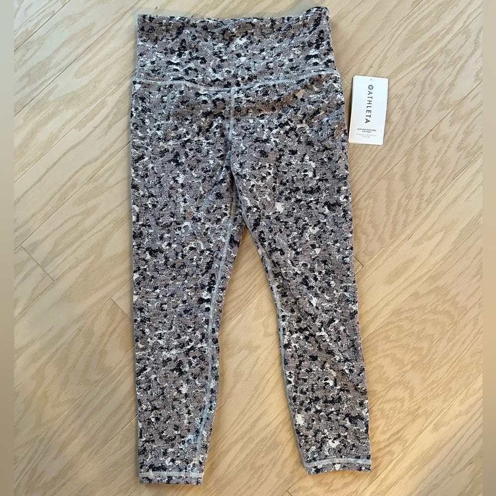 Athleta elation textured 7/8 tight leggings - petite small